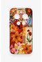 Mi 17 Ultra Compatible Orange Lily Patterned Silicone Case - 2