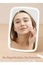 Makeup mirror touch screen vanity mirror with LED brightness adjustable portable USB rechargeable - 8