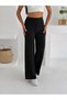 Women's Modal Wide Leg Striped High Waist Elastic Waist Lycra Pants - 3
