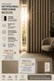 Real 100% Blackout Blackout Curtain Heat Light Insulating Fold-Free Flat Curtain Shipped in the Desired Length Custom Made