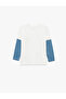 Cotton Long Fake Sleeves Crew Neck Printed T-Shirt - 3