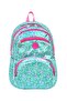 Girl's Patterned Backpack – Multi-Compartment School and Daily Use Bag 42X32X18 cm - 2