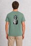 Geometric Pineapple Graphic T-Shirt - Green - 2
