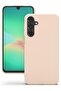 Silicone Case for Samsung Galaxy A26, Soft-Touch, Shockproof, DustProof, Anti-skin Phone Cover Pink