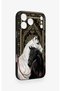 iPhone 17 Pro Max Compatible Noble Lover Horses Patterned Silicone Case - 3