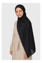 Monncorn Brand Ayrobin Cotton Jacquard Ring Pattern Shawl Black - 3