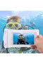 Universal Luminous Fluorescence Waterproof Phone Bag Blue - 3
