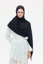 Naia Jacquard Shawl Chain Pattern - Black - 2