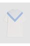 Rmz Gi̇yi̇m Farkiyla Shawl Detailed 100% Cotton Women's T-Shirt - 3
