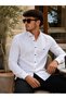 Slimfit Uzunkol Washable Gabardine Lycra Men's Shirt - 3