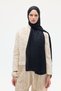 Italian Jacquard Shawl Leopard Pattern - Black