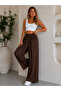 Women's Modal Tencel Pocketed Wide Leg Samurai Pants - 3