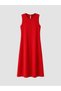 Red Plus Size A-Line Dress