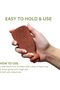 Durvesh Foot Scrubber and Callus Remover, Made With Terracotta - 2 Sided - 3