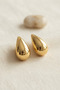316L Steel Gold Color Drop Model Earrings - - 2