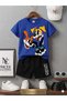 Summer Children's T-Shirt Shorts Unisex (3-Piece Printed Set)