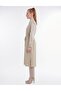 Shirt Detailed Long Tunic in Mold Green - 3