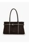 Monogram Tote Bag with Zip Closure
