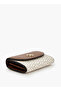 Monogram Print Wallet with Magnetic Snap Closure - 4
