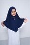 Girls Hijab for Kids – Modest Islamic Headscarf for Muslim Girls, Stylish Kids Hijab with Front Button Detail & Delicate Trim - 2