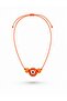 Handmade Bohemian Orange Evil Eye Necklace