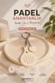 3D Printing Padel Racket Keychain - Mini Padel Keychain with Color Options
