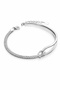 Silver Color Chain Detailed Adjustable Modern Women's Ring - 6