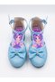 Alya Yıldız Fairy Blue Glittery Bow Girls' Heeled Shoes - 3