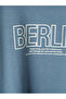 Esvab • Modern & Distinctive Zero Roba Collar Berlin Printed Boys' Sweatshirt - 2
