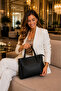 Women's Adjustable Strap Faux Leather Timeless Design Daily Stylish Hand & Shoulder Bag Size: 28 X 20 cm - 4