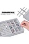 Modern Jewelry Display and Storage Box with Soft Velvet Interior, Clear Glass Lid, Multiple Compartments and Secure Closure, Ideal for Organizing Fashion Jewelry, Rings, Earrings, Bracele - 4