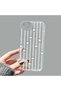 iPhone 16E/17E Compatible Camera Protected Anti-Shock Aesthetic Print Pattern Transparent Silicone Case