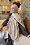 Cc Pattern Aura Cotton Jacquard Shawl Camel - 3