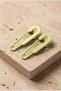 Girl's Hook-Shaped Clip Buckle Green - 2