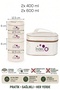 4-Piece Vacuum Lunch Box with Thermal Insulated Bag, Food Thermos, Lunch Box, Lunch Bag - 4