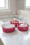 Bohemian Style 3-Piece Cotton Rope Basket Set - Leather Detailed Home Organizer (6 Color Options) - 2