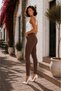 Women's High Waist Lycra Skinny Tight-Legged Pants - 2