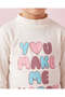 Girls White Printed T-Shirt - 3