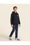 Senior Boys Black Printed Hooded Sweatshirt - 2