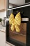 Digital Printing Checkered Bow Oven Ornament Decorative Filled Soft Handmade