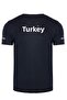 . Turkish Flag Logo Crew Neck Flexible Quick Drying 100% Polyester Sports T-Shirt - 3