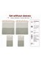 Cotton Non-Slip Wicker Woven Armless Sofa Cover (3+3+1+1) - Çağla
