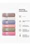 Chess 6 Pieces Hand and Face Towels 50X90 cm Cotton Colorful Soft Towel Set - 6