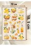 Lemon Themed Sticker Book Planner Journal Agenda Scrapbook Set Sb0008 - 2