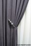 Ghost System Special Design Metalized Curtain Arm Tieback Installed on the Cornice - 2