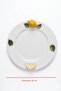 🍋 Stylish Lemon Porcelain 30 cm Serving Plate I Decorative Presentation Plate - 2