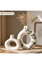 Modern Bohemian Home, Office and Gift Decorative Vase Set |   Hand Painted Special Design 2-Piece Vase