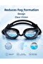 Swimming Goggles with Earplugs Adjustable Pool Sea Goggles Black Smoke Lens - 3