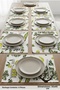 Waterproof American Service Set of 6 Stain-Resistant Wipeable Table Placemats 35X45 cm - 3