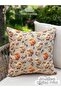 1 Pcs Kirlent Kilifi Digital Printing 43X43 cm Summer-Themed Garden Balcony Decorative Pillowcase